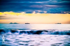 Coronado Beach Sunset – California Seascape Décor – Paper, Canvas, Metal Prints
