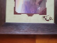 Sunstreak Lipan Point Grand Canyon Signed James Thompson Photo Framed Matted Art