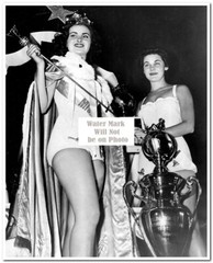 Miss Universe 1953-Christiane Martel from France Press Photos #1-12 (8″X10″)Rare