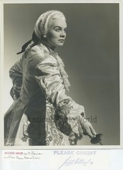 Mildred Miller opera star in costume antique music phot