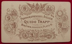 Photo Cdv Cabinet Ragazzo Brunn Atelier Quido Trapp