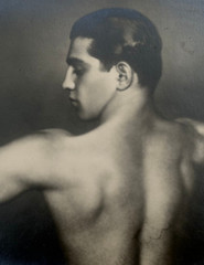 4 3/4 x 6 3/4 Photo of Artist & 30s Greco-Roman Olympic Champion Maxim Bugzester