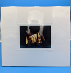 ‘Silk’ Photographic Art Picture w/ Matting By the Late Alo Munizza 5″ X 7″ 2011