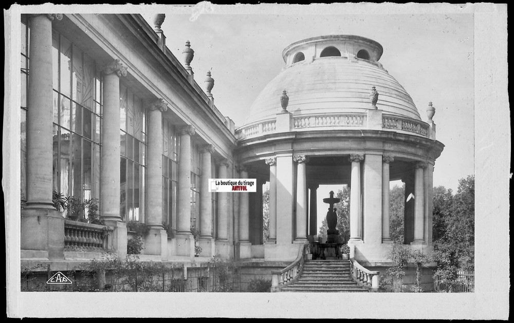 Glass Photo Plate Old, Black & White Negative 9×14 cm, Nancy France