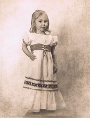 Hendrickson Original Photo SEPIA TODDLER IN NICE CUTE DRESS 11×14″ R244