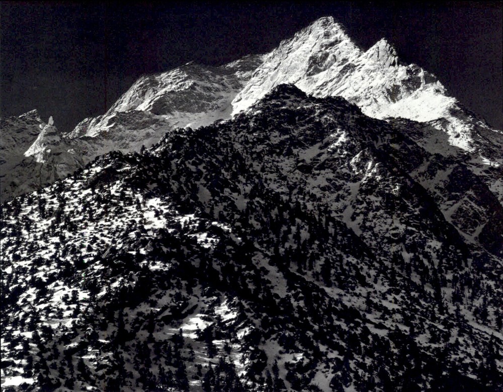 1972 1948 Ansel Adams Lone Pine Peak Sierra Nevada California Art Photo