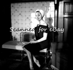 LEGGY NADJA TILLER AUSTRIAN ACTRESS INTIMATE PHOTO SHOOT 1 NEGATIVE EARLY ’50s
