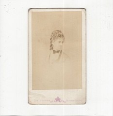Le Jeune CDV Photo Lady Portrait – Paris 1860s