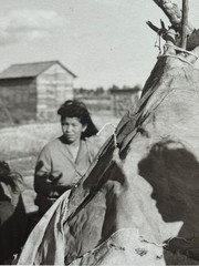 VIVIAN MAIER Original Photograph Native Canadian Community DRAMATIC SHADOW