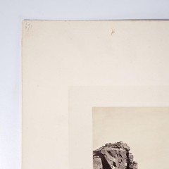 Francis Frith British Albumen Photograph Nile Rock of Abusir Egypt 19th C