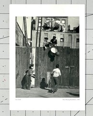 Sam Mahl (1913-1992) Art Announcement Card 1993 – Boys Playing Basketball