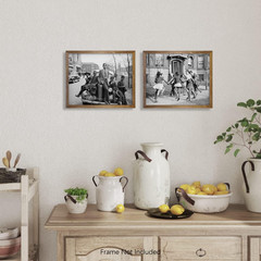 Vintage African American Photo Wall Art – Gifts for Black History Month, MLK Day