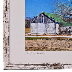 SCHELL Original Vintage Signed Long Island NY Barn Landscape Portrait Photograph