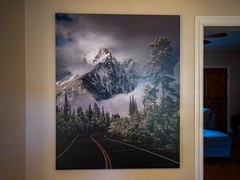 Teton Road — 47×59″ Fine Art Metal Photo Print — Grand Teton National Park
