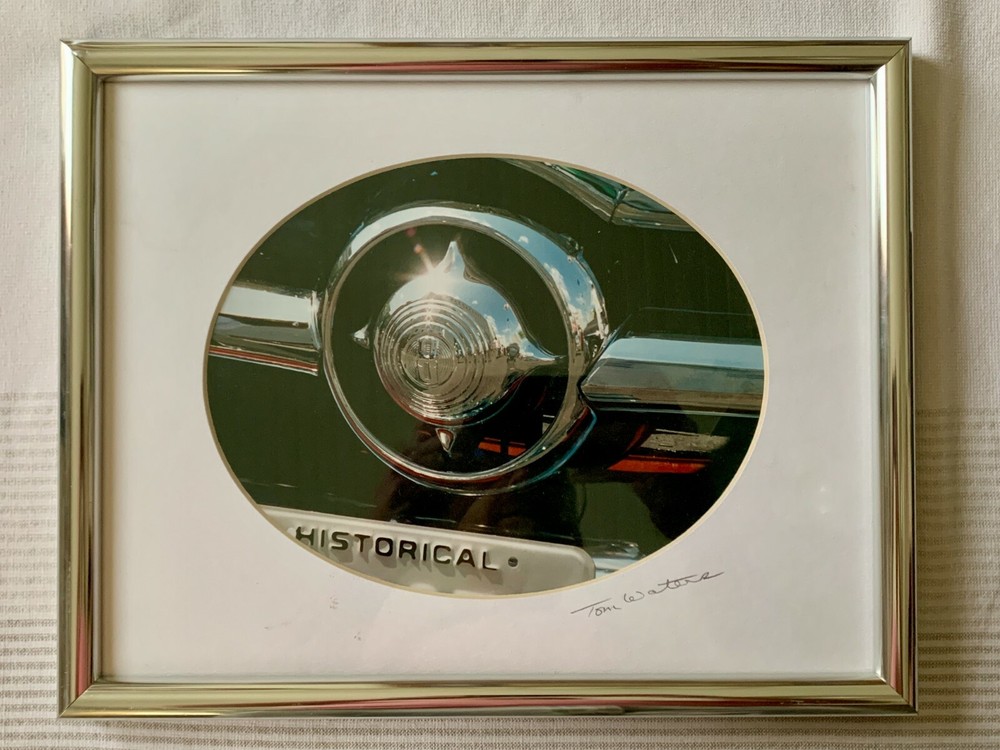 Vintage Tom Waters FORD Framed & Matted Art Photograph – 1996 – Artist Signed