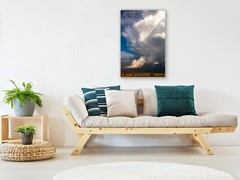 Thunderstorm cloud print Iowa country landscape wall art photo nature picture