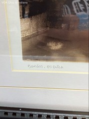 Alan B. Cohen Burgos Spain Cathedral Sepia Print 16×16 Framed Signed