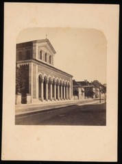 Albumin on Cardboard – View of Munich – Circa 1870s