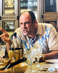 JAMES GANDOLFINI SIGNED REPRINT SOPRANOS ACTOR AUTOGRAPH 8×10″ Photograph