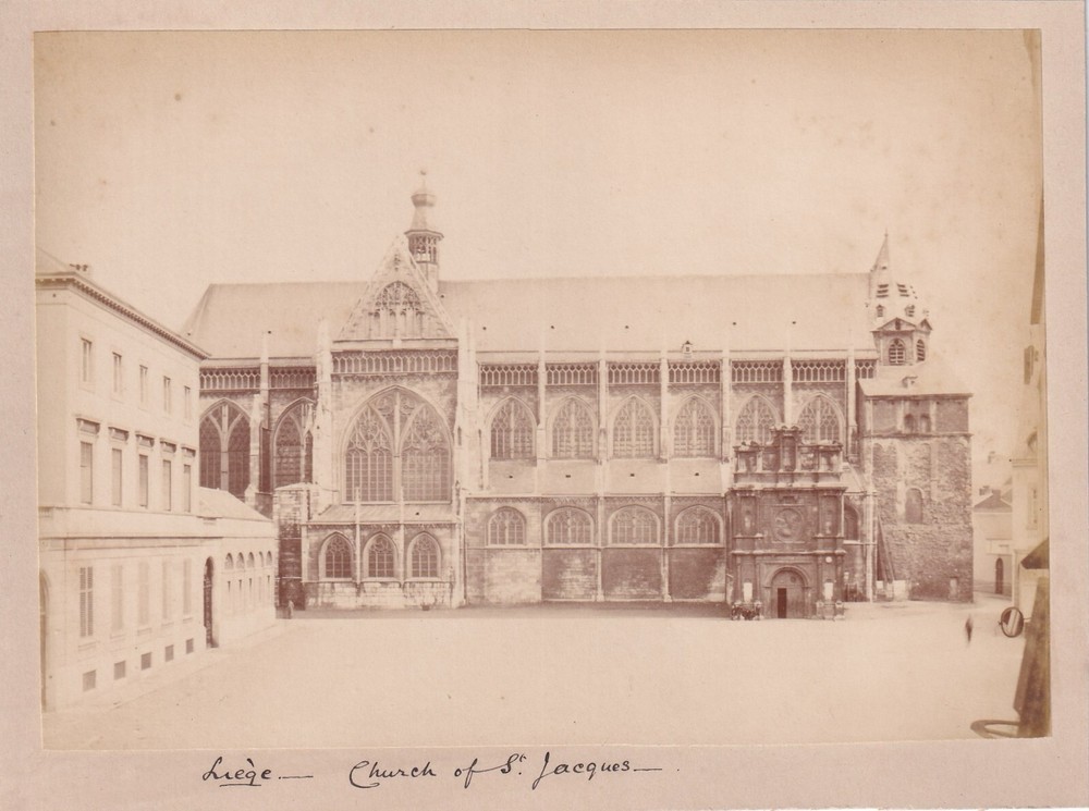 Photo on Cardboard – Belgium Liège – Circa 1890s