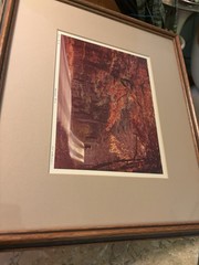 Bill Coleman Signed Amish No 58 Matted & Framed Photograph Autumn Bliss