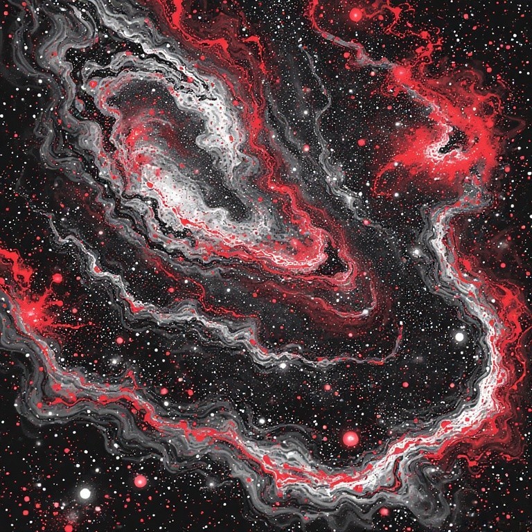 ai artwork of a beautiful galaxy, perfect for splash screens or even printing!