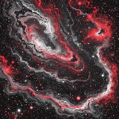ai artwork of a beautiful galaxy, perfect for splash screens or even printing!