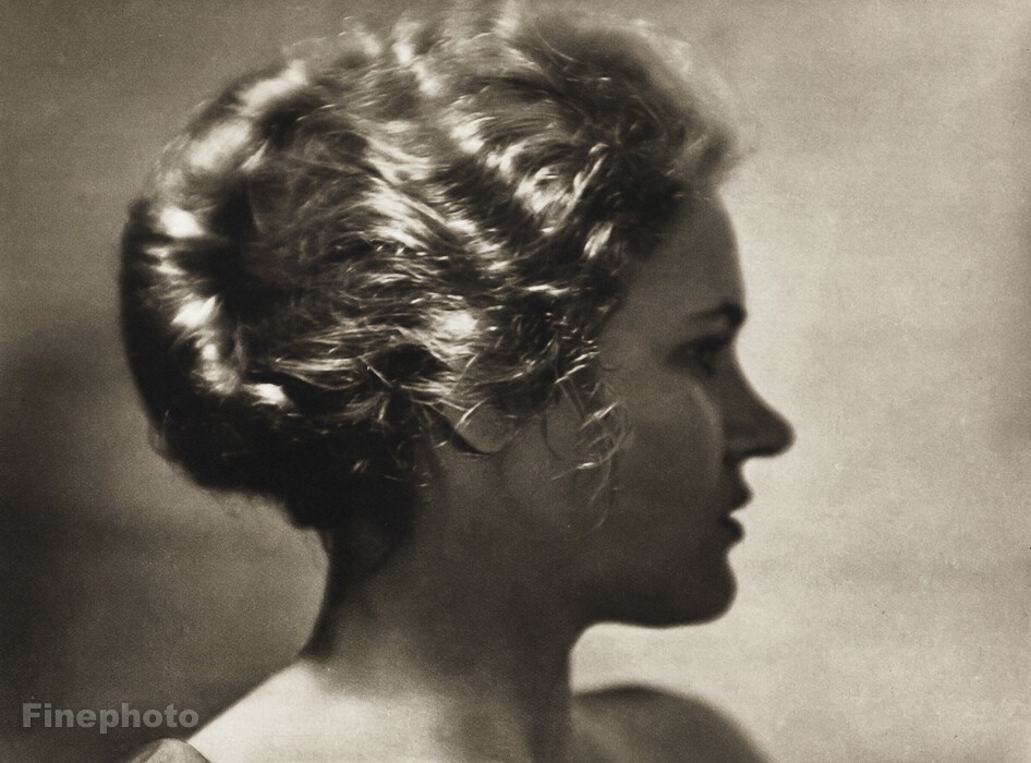 1947/56 Vintage JOSEF SUDEK Czech Female Woman Portrait Original Photo Gravure