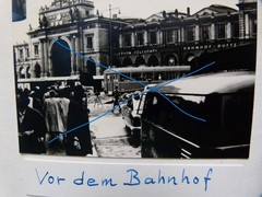 Old Photo Album from 1953, Switzerland Travel, Cars, Tram, Technology, Zurich, Freiburg