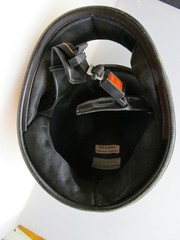 Helmet Roman 1970s Orange Orig. Vintage Retro Motorcycle Helmet Motorbike