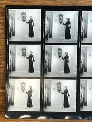NEWLY FOUND! Hendrickson PHOTO Contact Sheet Proof & Negatives MADAM & her DOG