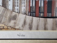Illegibly Signed Limited Edition 35mm Art Photograph 23.25×19.25 Framed, Europe