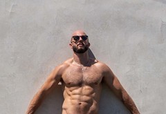 Male Physique Color Print 8.5×11 by Sam Devries – E07