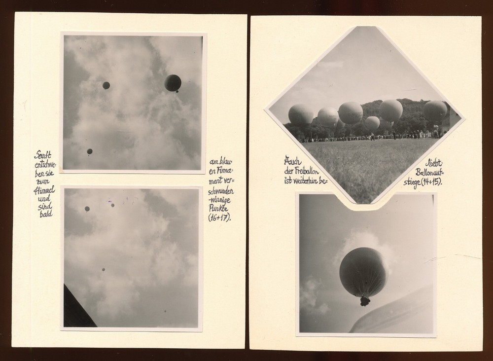 12 x Photo on Cardboard – Including Planes Formation Flies + Balloons