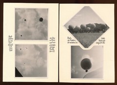 12 x Photo on Cardboard – Including Planes Formation Flies + Balloons