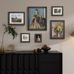 12×16 Matte Black Picture Frame, Embossing Ornate Photo Frame with Plexiglass…