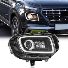 Passenger Right Side Headlight Assembly Compatible with 2020-2025 Hyundai Venue