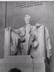 David and Goliath – Reverence at the Lincoln Memorial by Korda