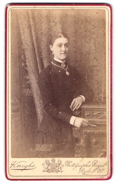Photograph Charles Knight, Ryde, 6 Royal Victoria Arcade, Portrait of a Lady in