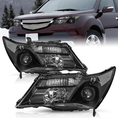 Headlight Assembly Pair for [Hid/Xenon] 2007-2013 Acura MDX W/O Adaptive Only Pr