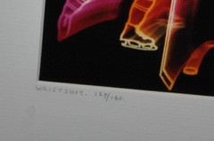 1996 Hand signed Alex Pietersen «WRIST SHOT» Photographic Lithograph 129/160