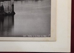 Antique Photograph, ‘Chillon et La Dent du Midi’, Possibly a Photogravure Print