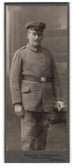 Photograph Adolph Hartmann, Dessau, Hohe Straße, portrait of a Saxon soldier