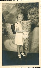 17x PHOTO School Bag, First Day of School, Boy, Girl, Enrollment ~1920-1950 AS66