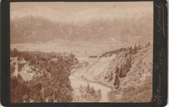 Antique Cabinet Photo (CAB) around 1880 – View of Innsbruck by Johann Gross