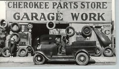 1938 Walker Evans Americana Cherokee Car Parts Store Original Photo Gravure