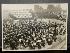 Photo Orchestra Münsterlandhalle Musicians Concert Bach Classical 1965 Peter’s Passion
