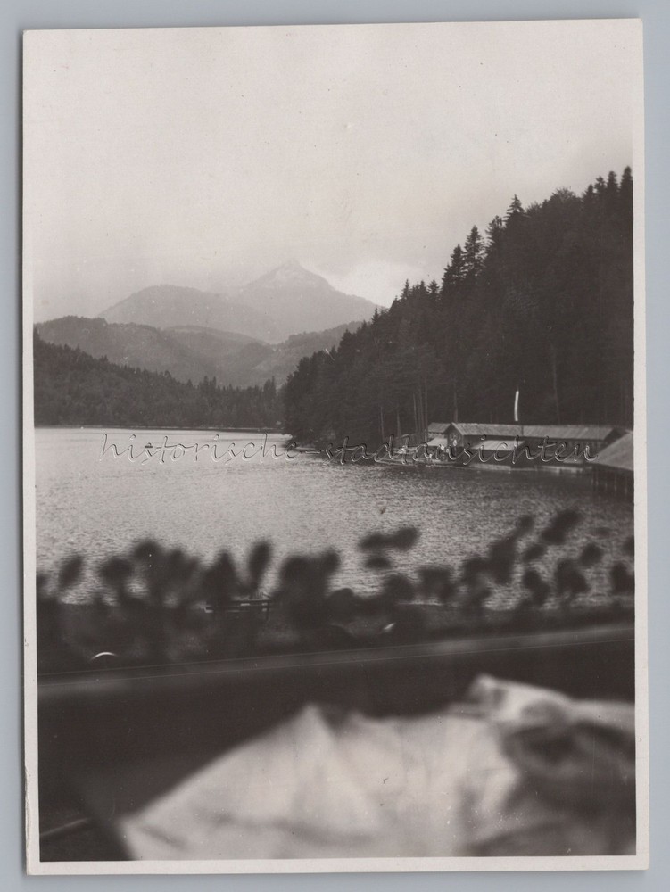 Hechtsee near Kufstein Austria 1929 – Boathouse – Old Photo 1920s