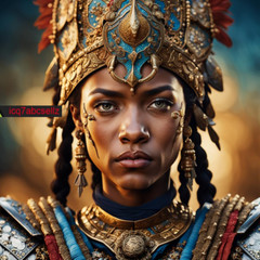 Digital Image Photo Wallpaper Background Desktop Warrior Art -Seraphina Raven