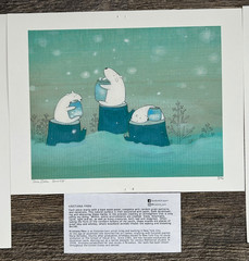 Lot of (3) Kristiana Parn Art Print Signed Big Dipper & Snowflake Harvest & Roll